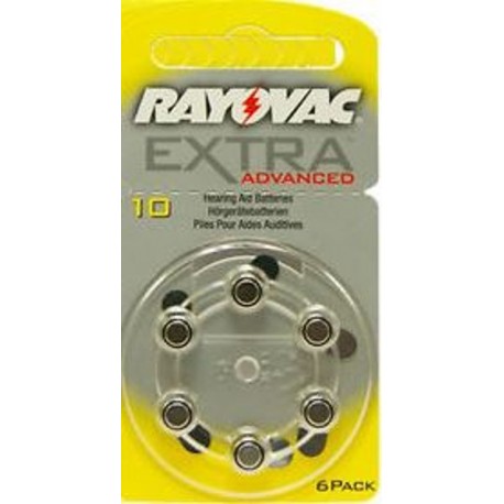 PILA 10 RAYOVAC EXTRA 